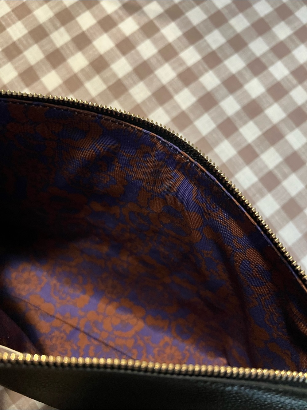 Vera Bradley Large Black Sequin Leather Pouch with Sequin Design NWT GORGEOUS - Picture 6 of 15
